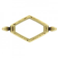 Cymbal ™ DQ metal Connector Kotroni for SuperDuo beads - Antique bronze